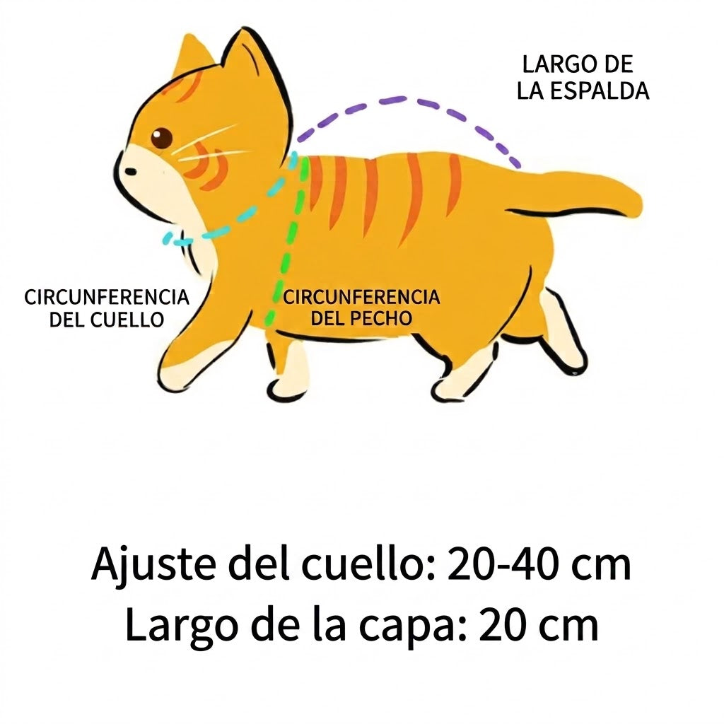 Capa Akatsuki para gatos