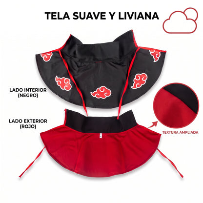 Capa Akatsuki para gatos